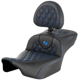 Saddlemen 2024-25 Road Glide / Street Glide, 2023-25 CVO Road Glide / Street Glide RoadSofa LS Ext Reach Seat with Backrest Motorcycle Accessories-0801