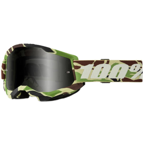100% Strata 2 Sand War Camo Adult Off-Road Goggles-5655