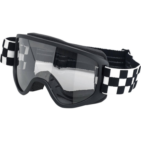 Biltwell Moto 2.0 Checkers Adult Cruiser Goggles-2601