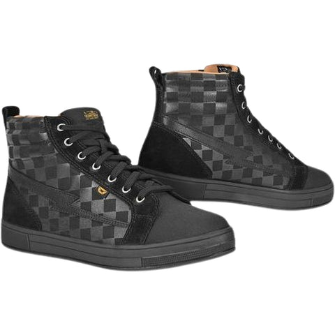 Cortech Slayer Canvas Check Shoes Men's Street Boots-8515