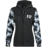 Fly Racing Tie-Dye Women's Hoody Zip Sweatshirts-358