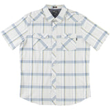 O'Neill Barrett Men's Button Up Short-Sleeve Shirts - Fog White