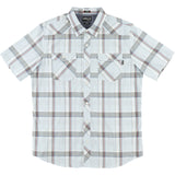 O'Neill Barrett Men's Button Up Short-Sleeve Shirts - Fog White