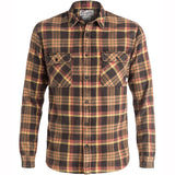 Quiksilver Best Tang Men's Button Up Long-Sleeve Shirts - Tarmac Outback Aura