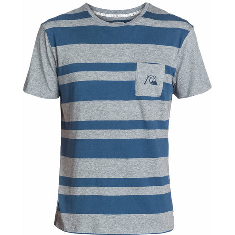 Quiksilver Antons Modern Fit Men's Short-Sleeve Shirts - Dark Denim