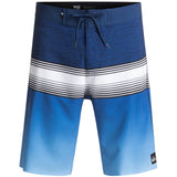 Quiksilver Division Fade 21" Men's Boardshort Shorts - Blue Light