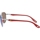 Ray-Ban RB3659M Scuderia Ferrari Collection Men's Aviator Polarized Sunglasses-