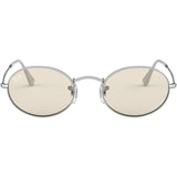 Ray-Ban Oval Solid Evolve Adult Lifestyle Polarized Sunglasses-0RB3547