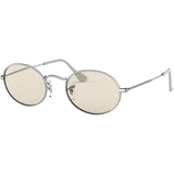 Ray-Ban Oval Solid Evolve Adult Lifestyle Polarized Sunglasses-0RB3547