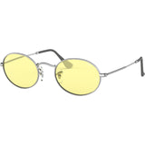 Ray-Ban Oval Solid Evolve Adult Lifestyle Polarized Sunglasses-0RB3547