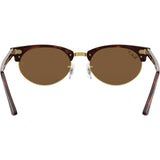 Ray-Ban Clubmaster Oval Adult Lifestyle Polarized Sunglasses-