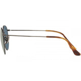Ray-Ban Round Titanium Adult Lifestyle Polarized Sunglasses-0RB8247