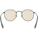 Ray-Ban Round Solid Evolve Adult Lifestyle Polarized Sunglasses-
