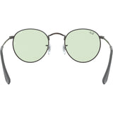 Ray-Ban Round Solid Evolve Adult Lifestyle Polarized Sunglasses-