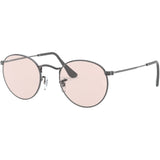 Ray-Ban Round Solid Evolve Adult Lifestyle Polarized Sunglasses-0RB3447