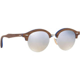 Ray-Ban Clubround Wood Men's Lifestyle Sunglasses-