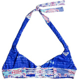 Roxy Print Strappy Love Reversible Athletic Triangle Women's Top Swimwear-ERJX303380