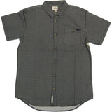 Rusty Big Biz Men's Button Up Short-Sleeve Shirts-WSM0750