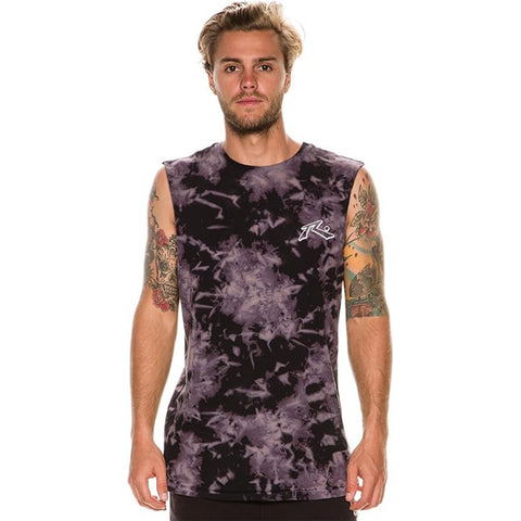 Rusty Bleached Out Muscle Men's Tank Shirts-MSM0162