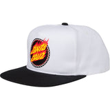 Santa Cruz Check Ringled Flamed Dot Men's Snapback Adjustable Hats-4442126