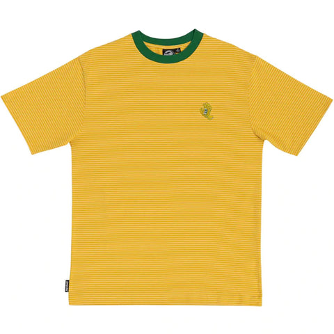 Santa Cruz Simplified Hand Striped Regular Men's Short-Sleeve Shirts-44155342