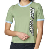 Santa Cruz Obscure Strip Roger Women's Short-Sleeve Shirts-44155246