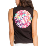 Santa Cruz Vintage Rose Dot Crop Women's Tank Shirts-44154666