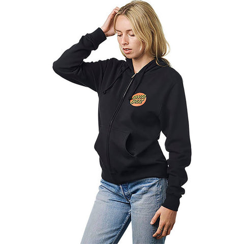 Santa Cruz Classic Dot MW Women's Hoody Zip Sweatshirts-44251085
