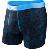 Saxx Vibe Boxer Men's Bottom Underwear - Blue Paradise