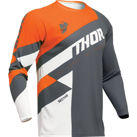 Thor MX Sector Checker LS Youth Off-Road Jerseys-2912