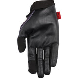 Thrashin Supply Stealth Leather Palm Flame Men's Cruiser Gloves-3301