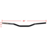 Thrashin Supply 1" Low Bend Harley-Davidson Cruiser Motorcycle Handlebars-