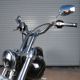 Thrashin Supply 1" Mid Bend Street Harley-Davidson Cruiser Motorcycle Handlebars-