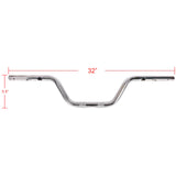Thrashin Supply 2024+ High Bend Harley-Davidson Cruiser Motorcycle Handlebars-
