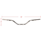 Thrashin Supply 2024+ Mid Bend Harley-Davidson Cruiser Motorcycle Handlebars-