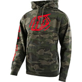 Troy Lee Designs Cropped Badge Men's Hoody Pullover Sweatshirts-731117002