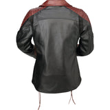 Z1R Combiner Leather Women's Cruiser Jackets-2813