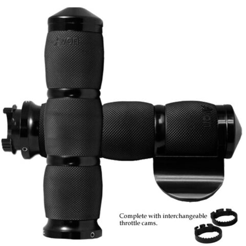 Avon Grips Air Cushioned With Throttle Boss Cruiser Hand Grips-40-4415