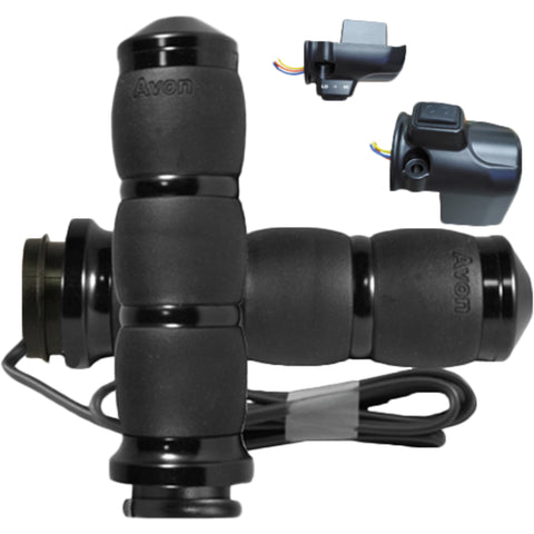 Avon Grips Velvet Air Heated Twist Cruiser Hand Grips-40-4316