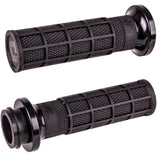ODI Harley-Davidson 2008-2023 Tbw: V-Twin Lock-On Hart-Luck Signature Full-Waffle Hand Grips-206