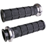 ODI Indian 2018+ Touring: V-Twin Lock-On Hart-Luck Signature Full-Waffle Hand Grips-206