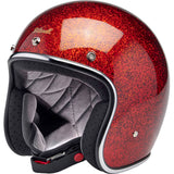 Biltwell Bonanza Rootbeer Megaflake Adult Cruiser Helmets-0104