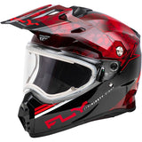 Fly Racing Trekker Cold Weather Conceal 2024 Electric Shield Adult Snow Helmets-73-31361