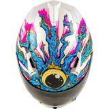 Fly Racing Revolt Space Creep Adult Street Helmets-73-8386