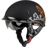 GMAX HH-65 Corvus W/Peak Visor Adult Cruiser Helmets-72-5678