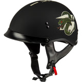 GMAX HH-65 DRK1 W/Peak Visor Adult Cruiser Helmets-72-7222