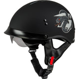 GMAX HH-65 DRK1 W/Peak Visor Adult Cruiser Helmets-72-7220