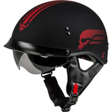 GMAX HH-65 Retribution W/Peak Visor Adult Cruiser Helmets-72-5684