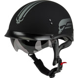 GMAX HH-65 Retribution W/Peak Visor Adult Cruiser Helmets-72-5680