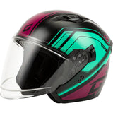 GMAX OF-87 Duke W/LED Light Adult Street Helmets-72-7344